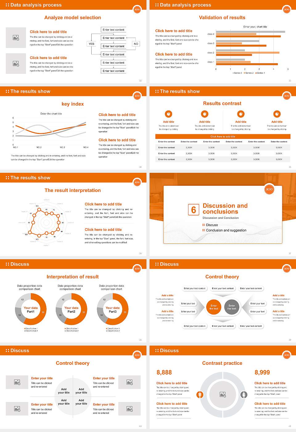 Graduate Institute for Entrepreneurial Studies Graduation Thesis Defense PPT Template16:9 ratio PPT effect preview image5