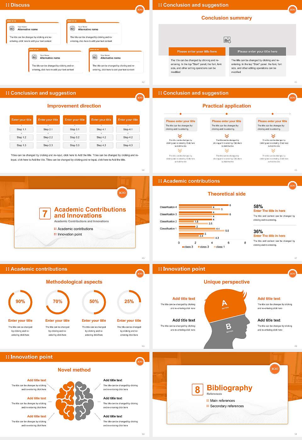 Graduate Institute for Entrepreneurial Studies Graduation Thesis Defense PPT Template16:9 ratio PPT effect preview image6