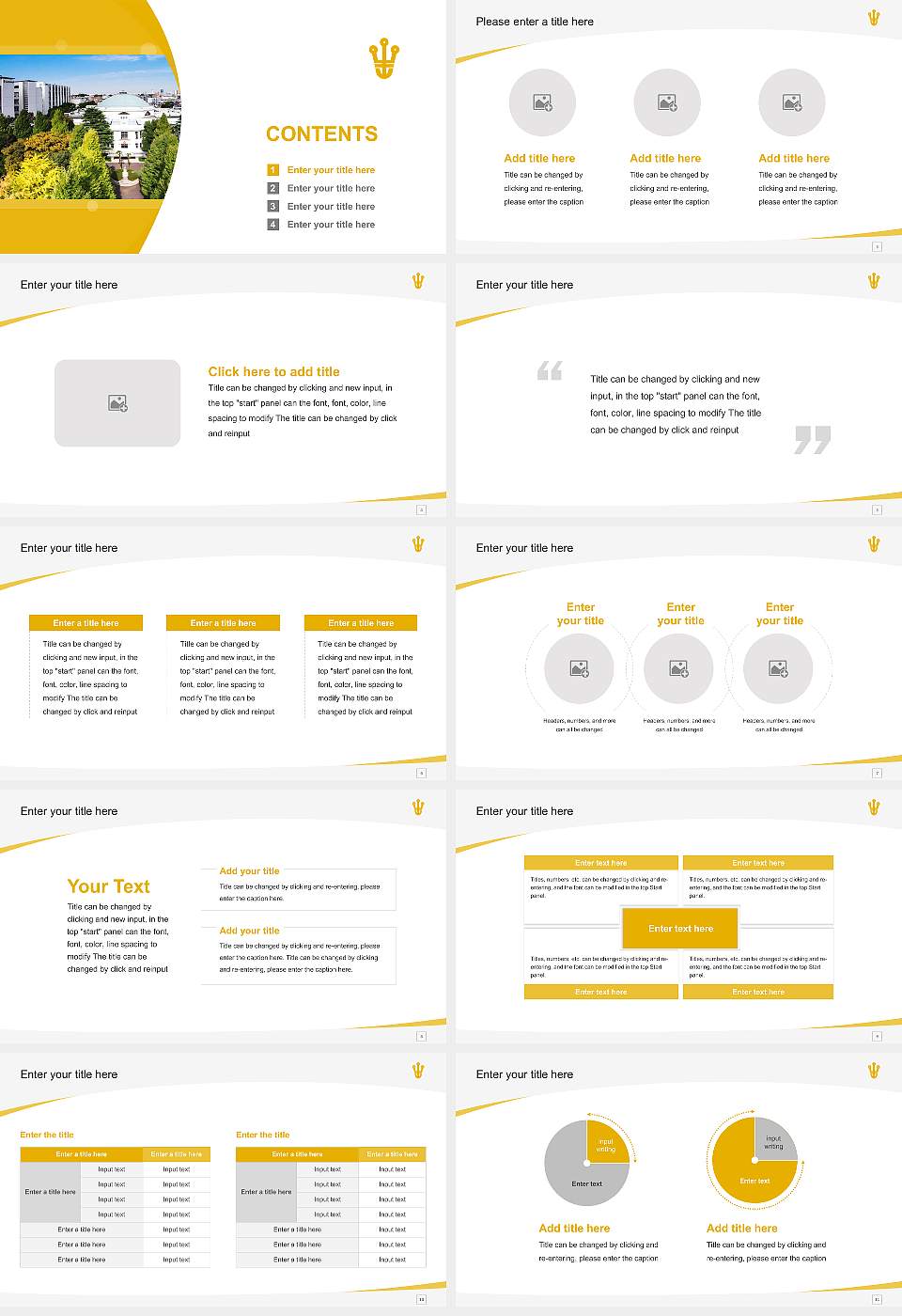 Hoshi University Course/Courseware Creation PPT Template16:9 ratio PPT effect preview image2