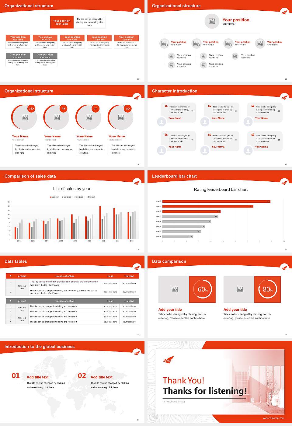 Hokkaido University of Science Academic Presentation/Research Findings Report PPT Template16:9 ratio PPT effect preview image4