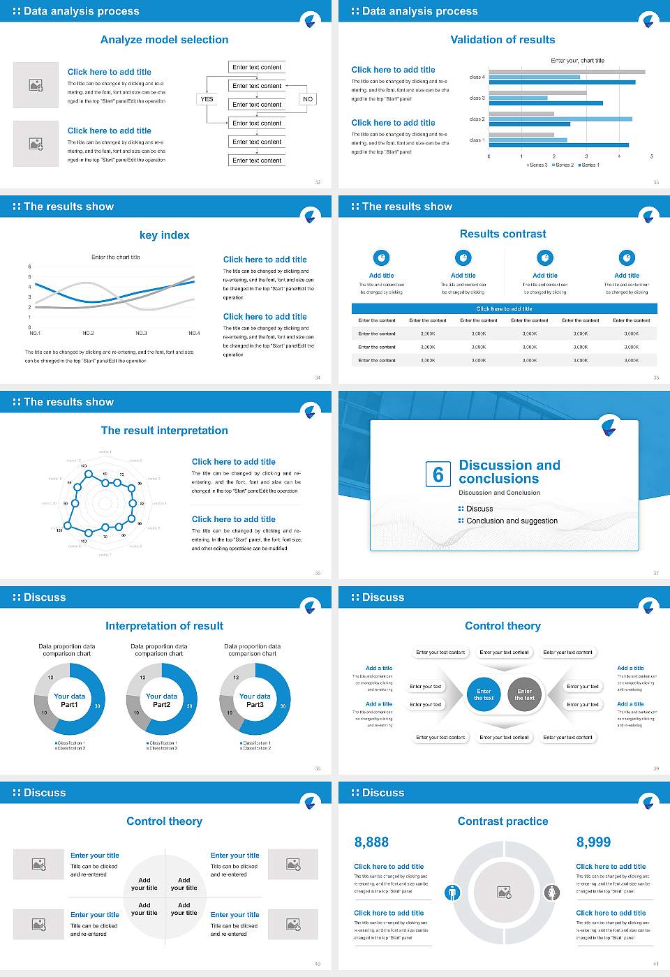 Gifu Shotoku Gakuen University Graduation Thesis Defense PPT Template16:9 ratio PPT effect preview image5