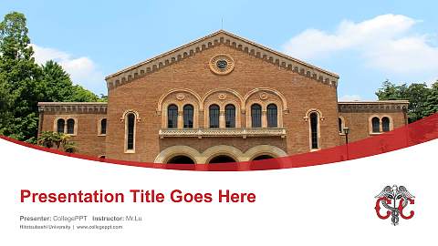 Hitotsubashi University Course/Courseware Creation PPT Template