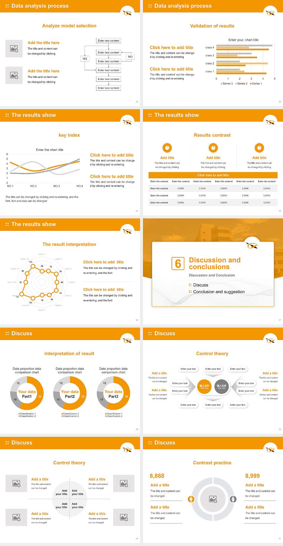 Gifu University Graduation Thesis Defense PPT Template4:3 ratio PPT effect preview image5