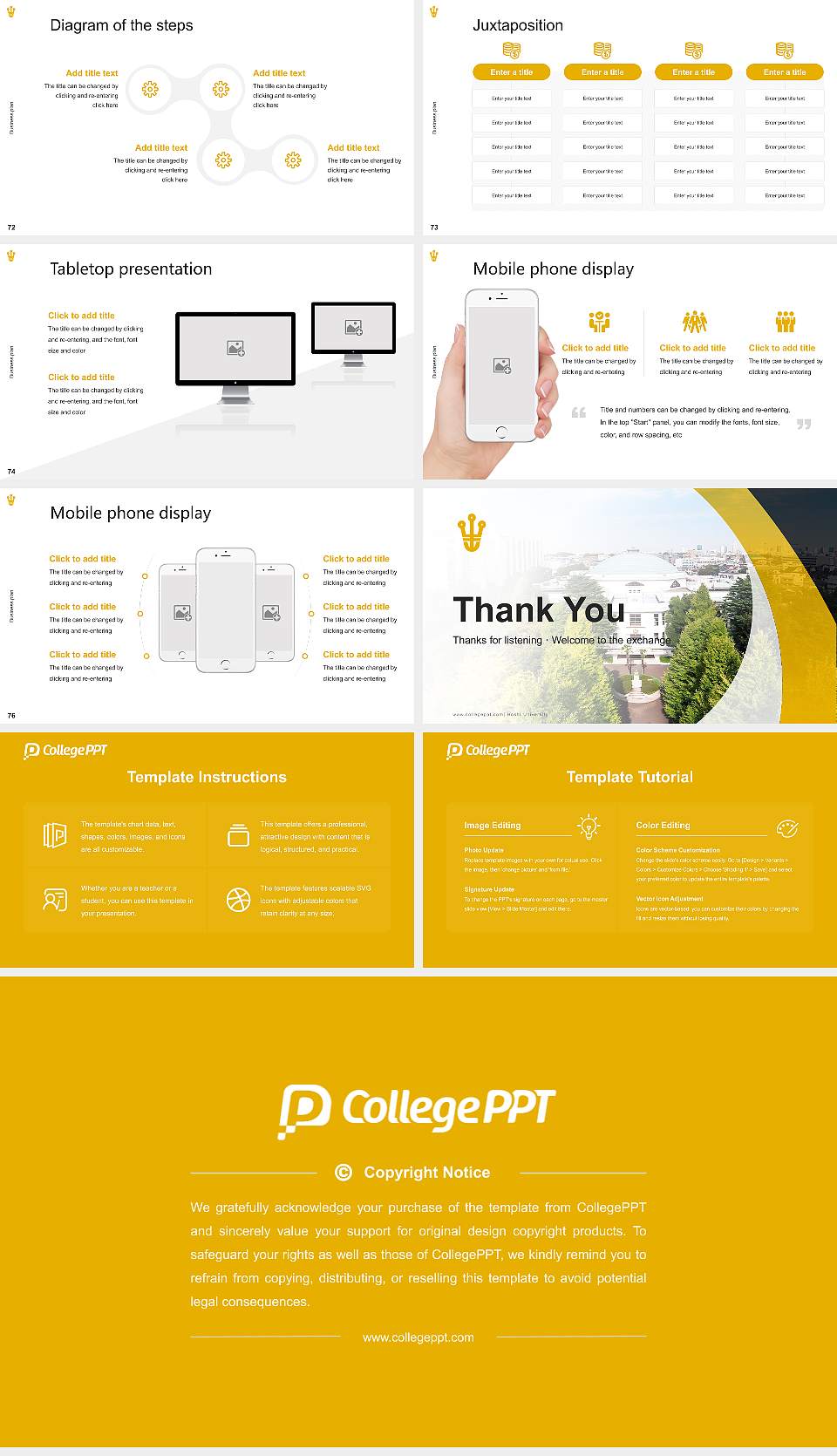 Hoshi University Competition/Entrepreneurship Contest PPT Template16:9 ratio PPT effect preview image9