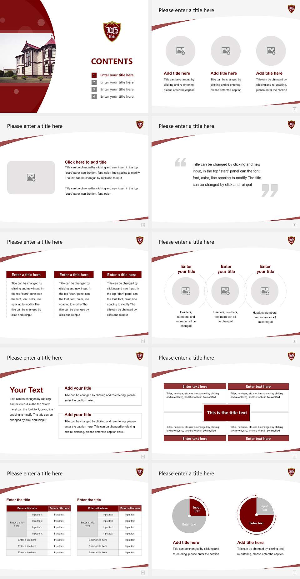 Hirosaki Gakuin University Course/Courseware Creation PPT Template4:3 ratio PPT effect preview image2