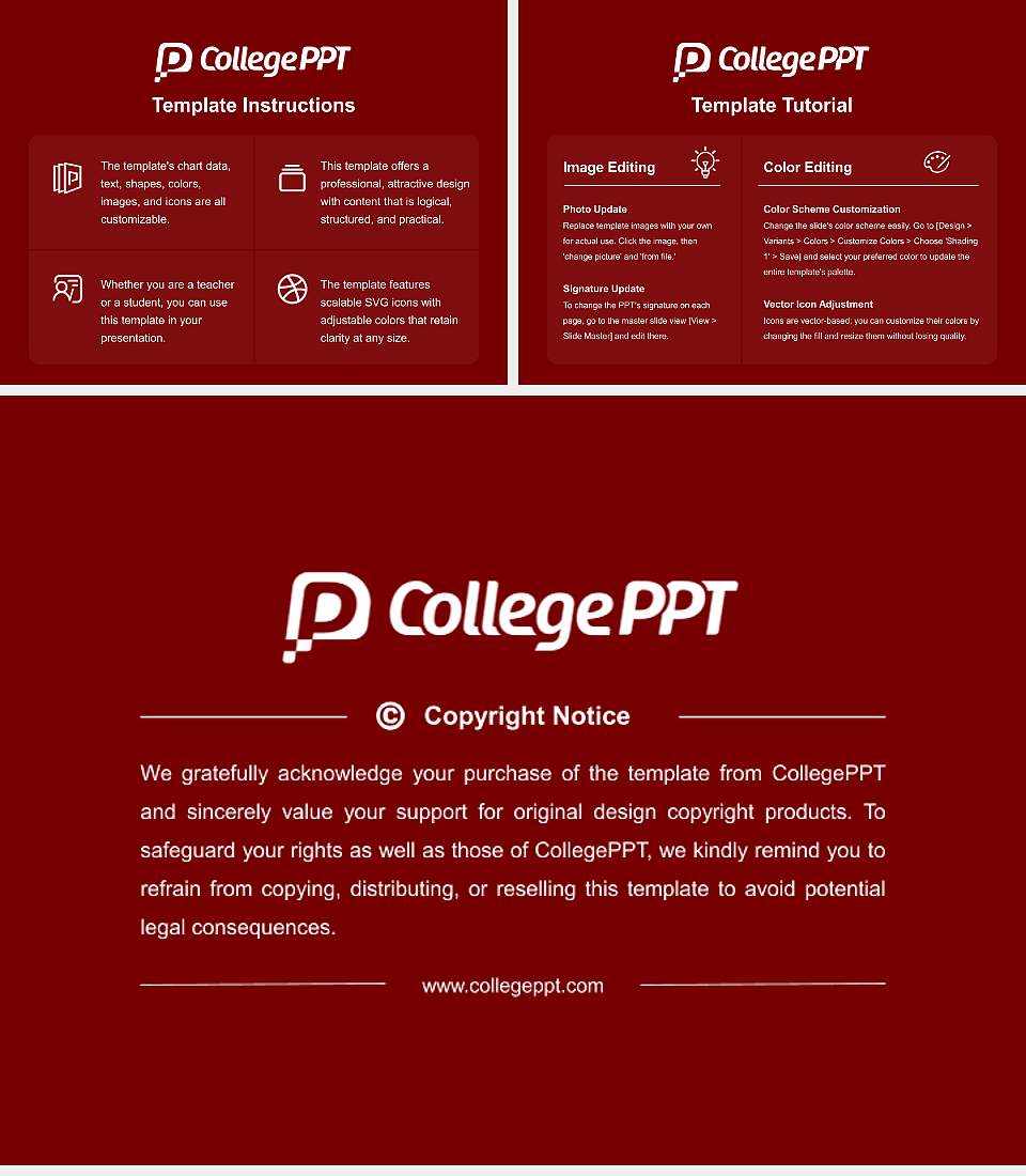 Hirosaki Gakuin University Course/Courseware Creation PPT Template4:3 ratio PPT effect preview image5