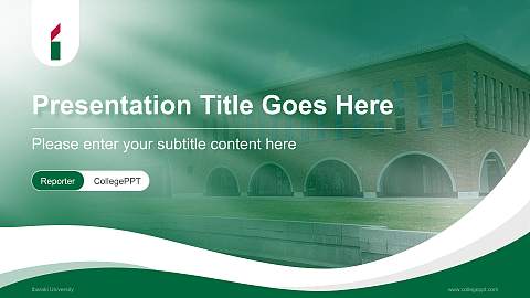 Ibaraki University Lecture Sharing and Networking Event PPT Template
