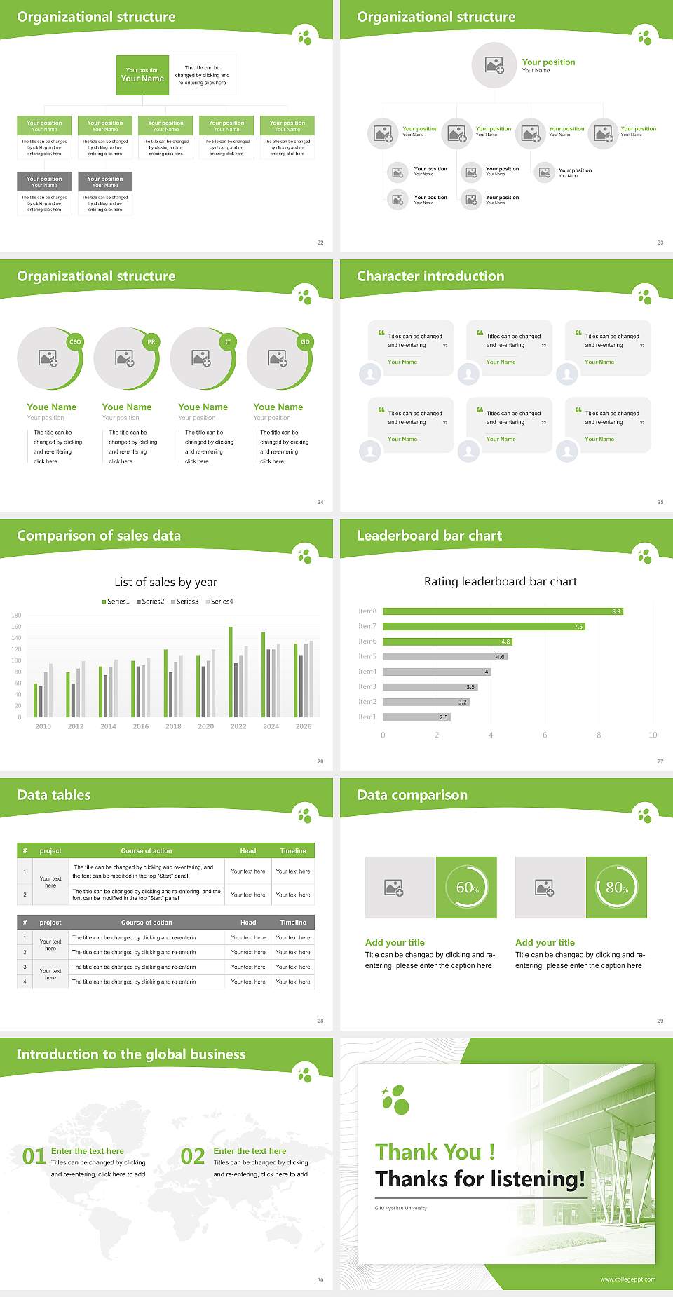 Gifu Kyoritsu University Academic Presentation/Research Findings Report PPT Template4:3 ratio PPT effect preview image4