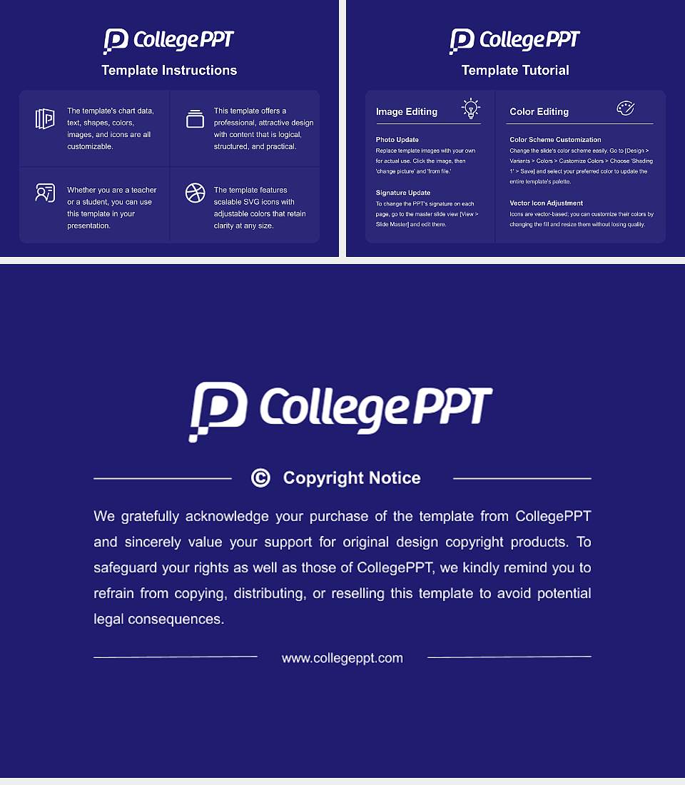 Ikuei University Academic Presentation/Research Findings Report PPT Template4:3 ratio PPT effect preview image5