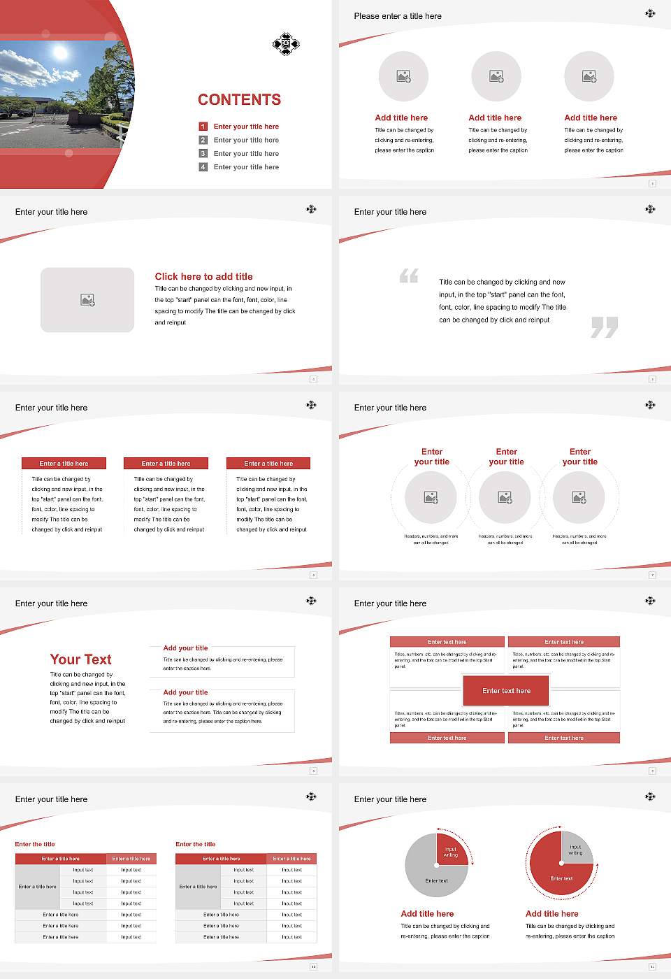 Gifu Women’s University Course/Courseware Creation PPT Template16:9 ratio PPT effect preview image2