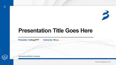 International Budo University Thesis Proposal/Graduation Defense PPT Template