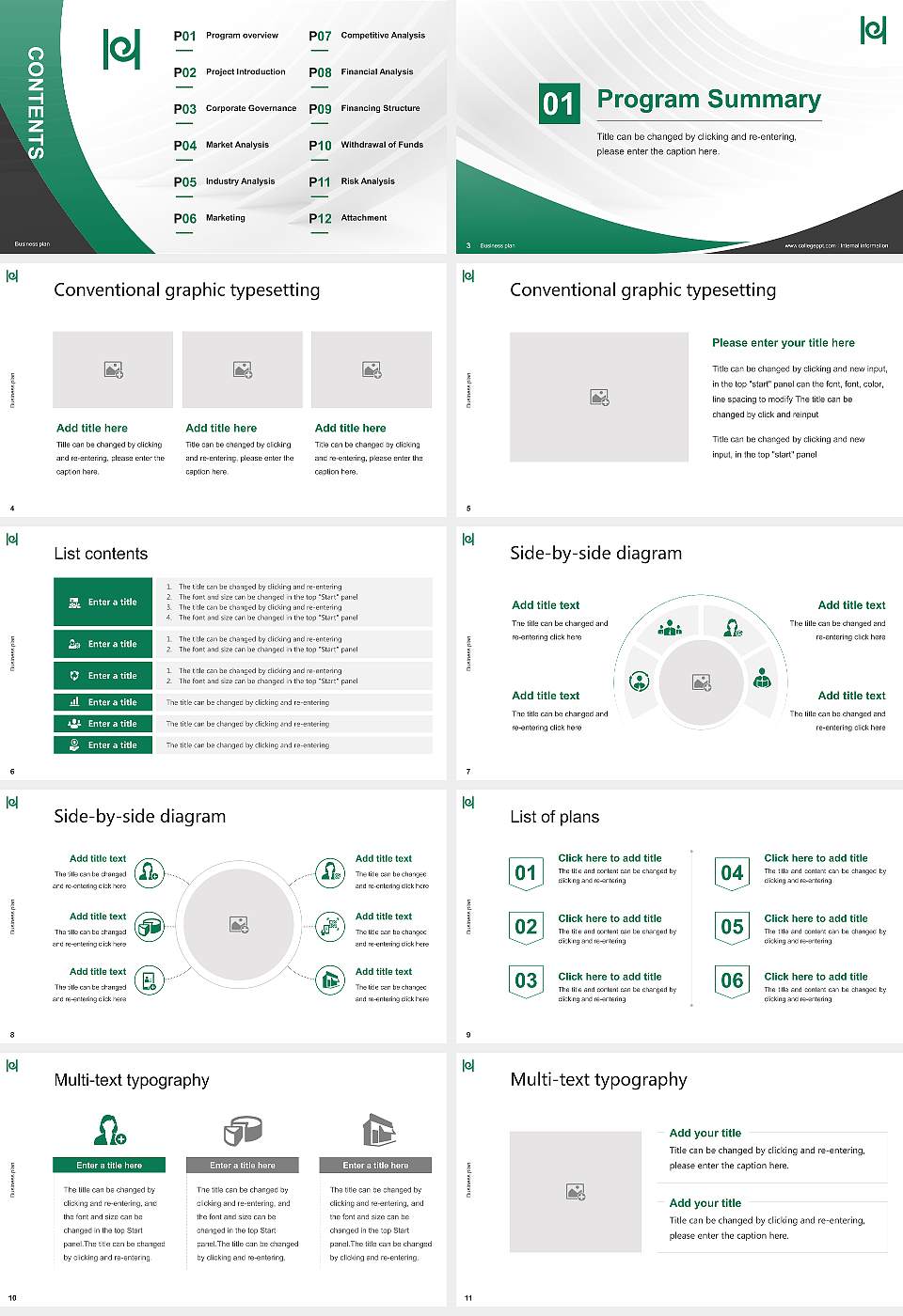 Hyogo University of Teacher Education Competition/Entrepreneurship Contest PPT Template16:9 ratio PPT effect preview image2