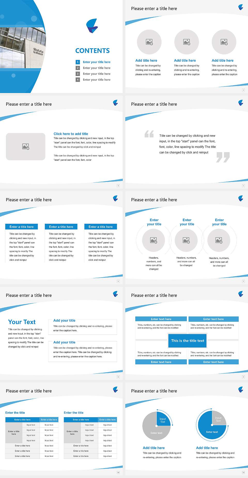 Gifu Shotoku Gakuen University Course/Courseware Creation PPT Template4:3 ratio PPT effect preview image2