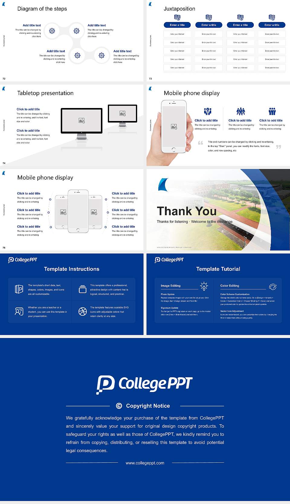 Hokuyo University Competition/Entrepreneurship Contest PPT Template16:9 ratio PPT effect preview image9