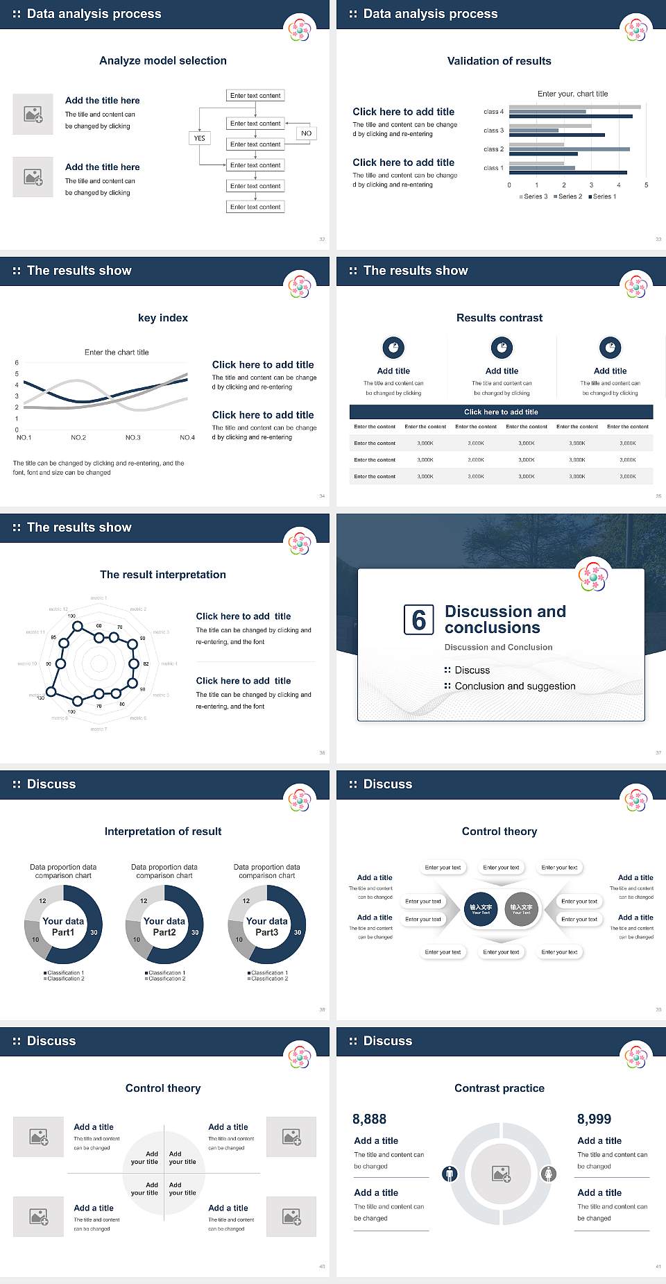 Hirosaki University Graduation Thesis Defense PPT Template4:3 ratio PPT effect preview image5