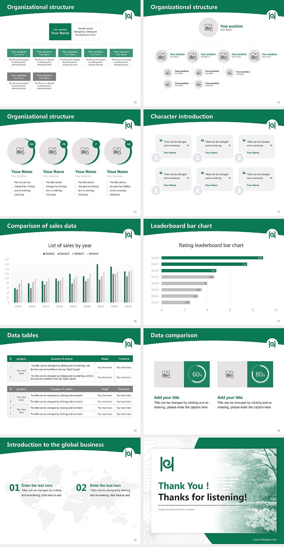 Hyogo University of Teacher Education Academic Presentation/Research Findings Report PPT Template4:3 ratio PPT effect preview image4