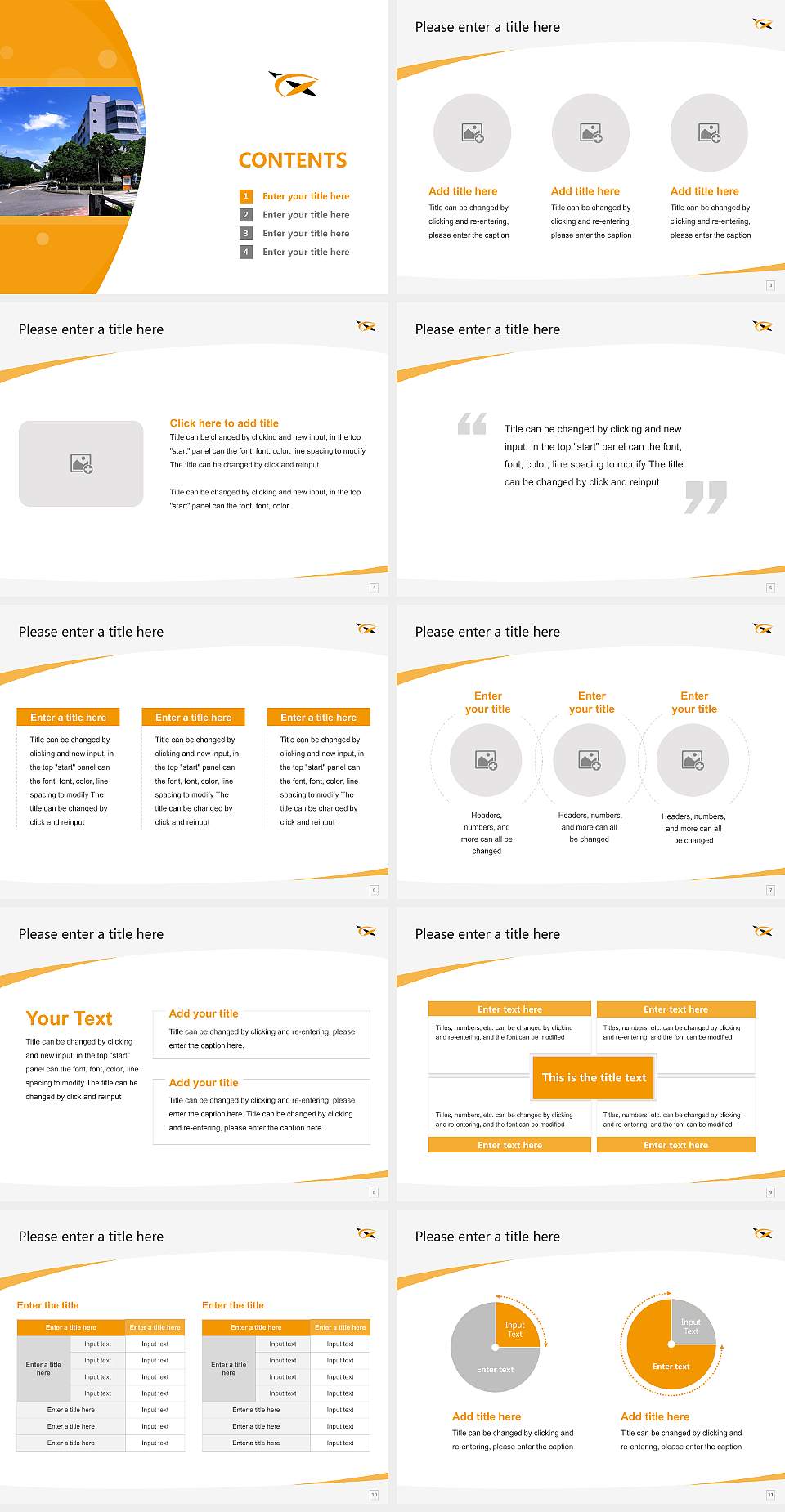 Gifu University Course/Courseware Creation PPT Template4:3 ratio PPT effect preview image2