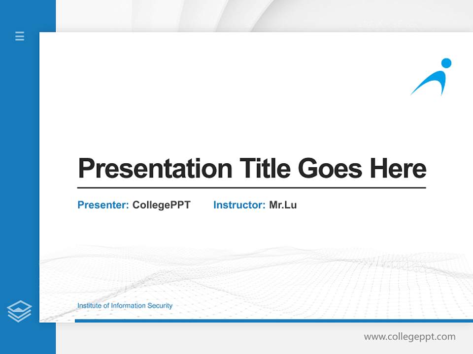 Institute of Information Security Thesis Proposal/Graduation Defense PPT Template4:3 ratio PPT effect preview image5