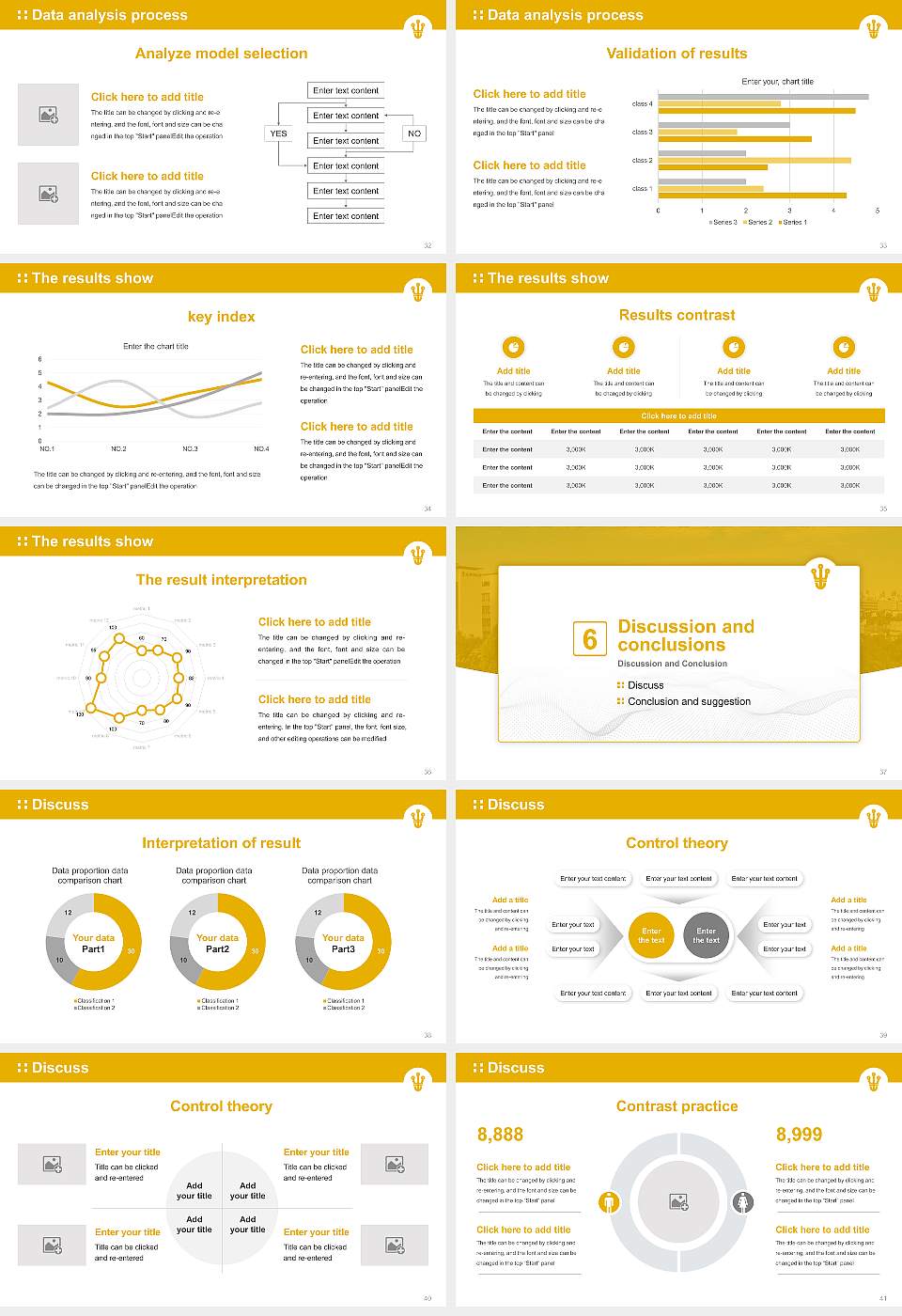 Hoshi University Graduation Thesis Defense PPT Template16:9 ratio PPT effect preview image5
