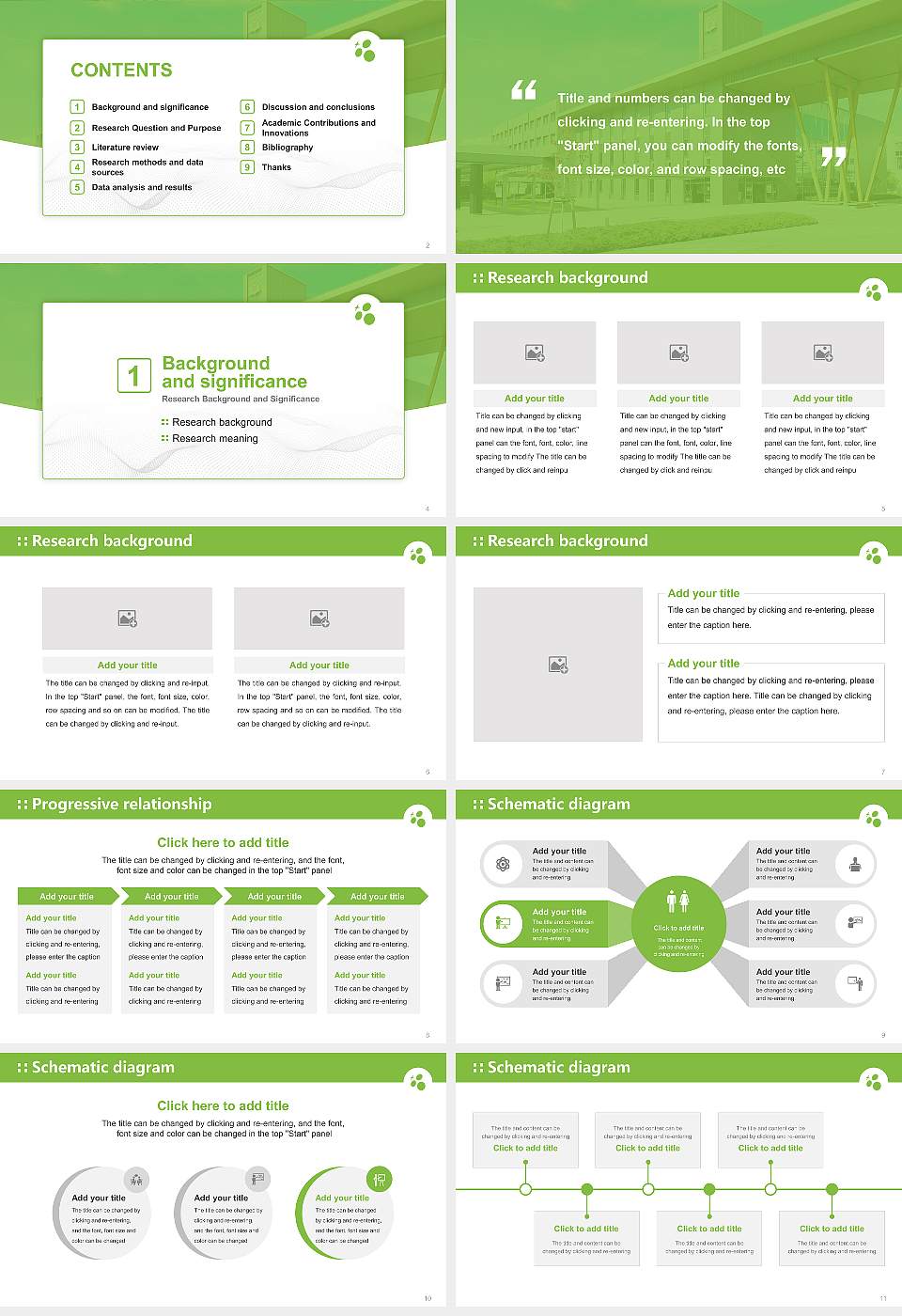 Gifu Kyoritsu University Graduation Thesis Defense PPT Template16:9 ratio PPT effect preview image2