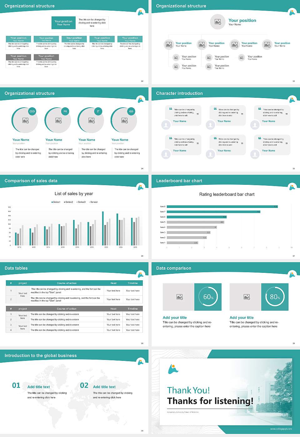 Hamamatsu University School of Medicine Academic Presentation/Research Findings Report PPT Template16:9 ratio PPT effect preview image4