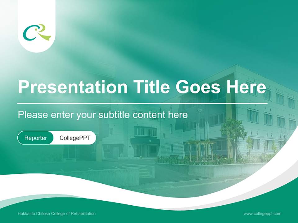 Hokkaido Chitose College of Rehabilitation Lecture Sharing and Networking Event PPT Template4:3 ratio PPT effect preview image4