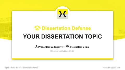 Hijiyama University Graduation Thesis Defense PPT Template