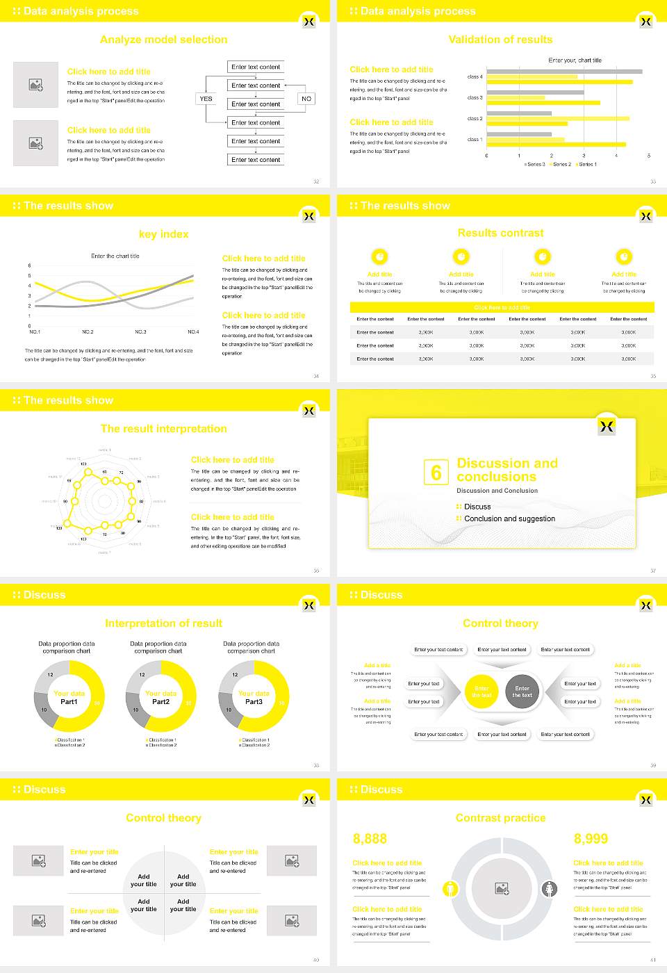 Hijiyama University Graduation Thesis Defense PPT Template16:9 ratio PPT effect preview image5