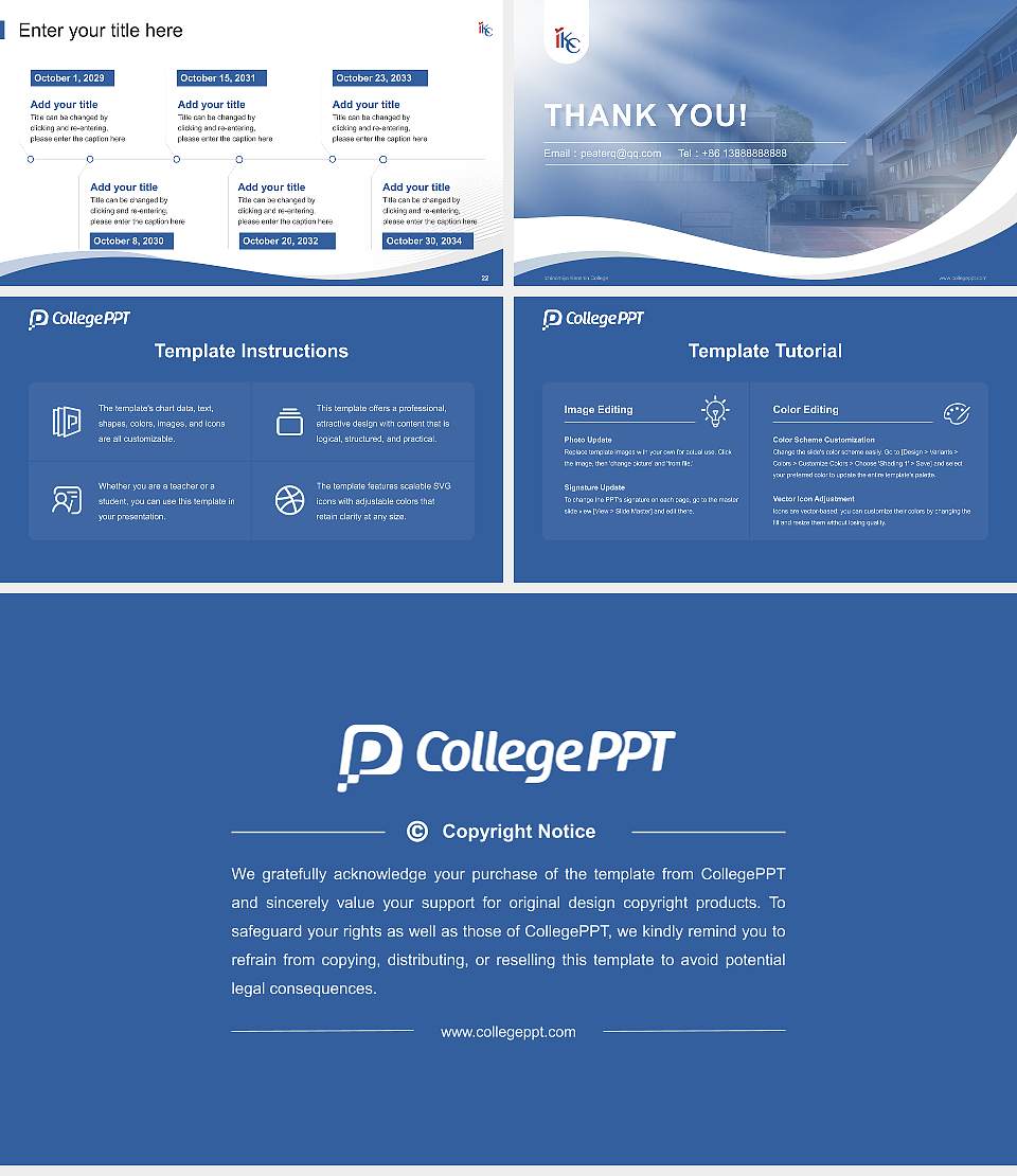 Ichinomiya Kenshin College Lecture Sharing and Networking Event PPT Template16:9 ratio PPT effect preview image4