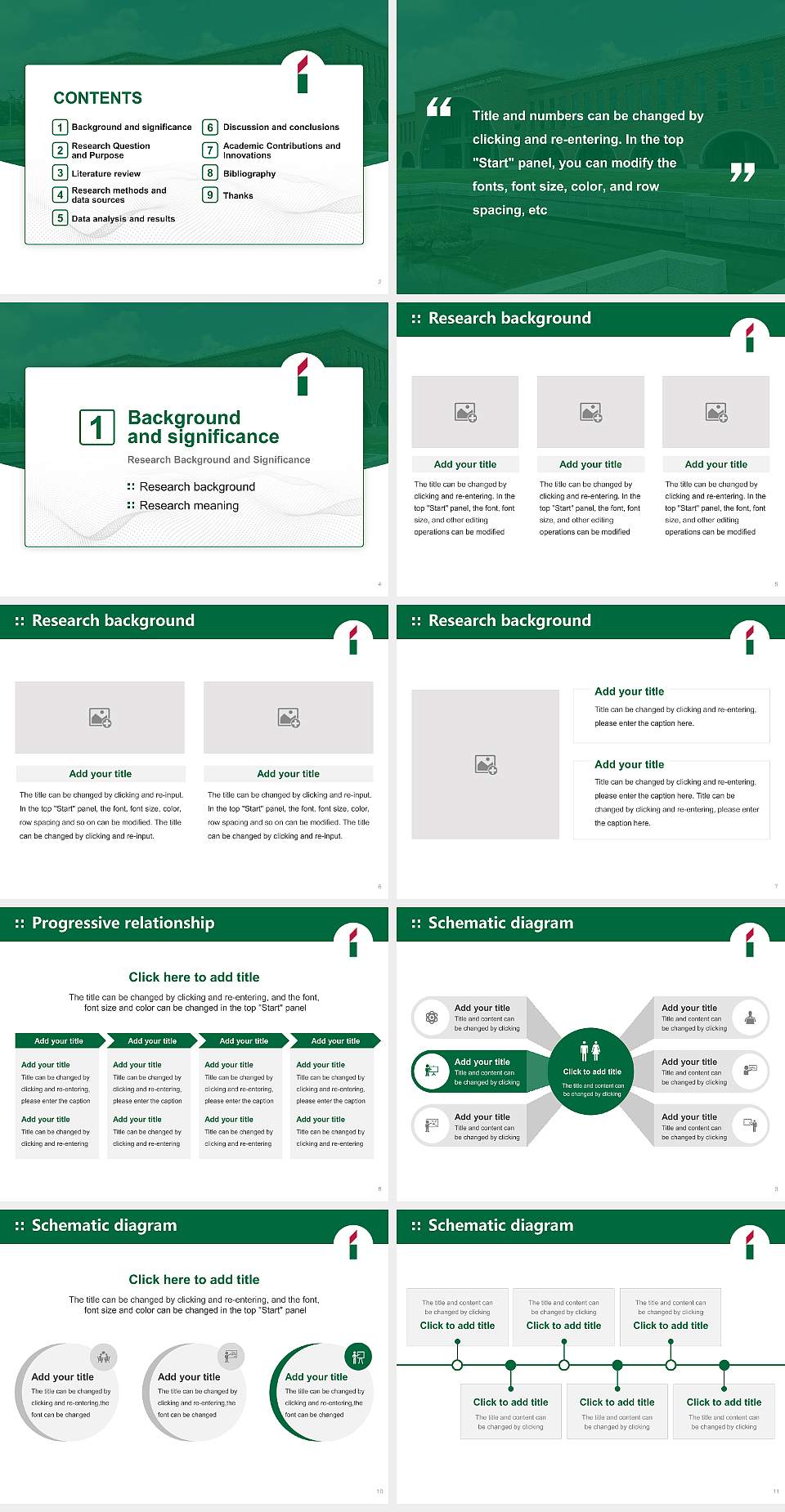 Ibaraki University Graduation Thesis Defense PPT Template4:3 ratio PPT effect preview image2