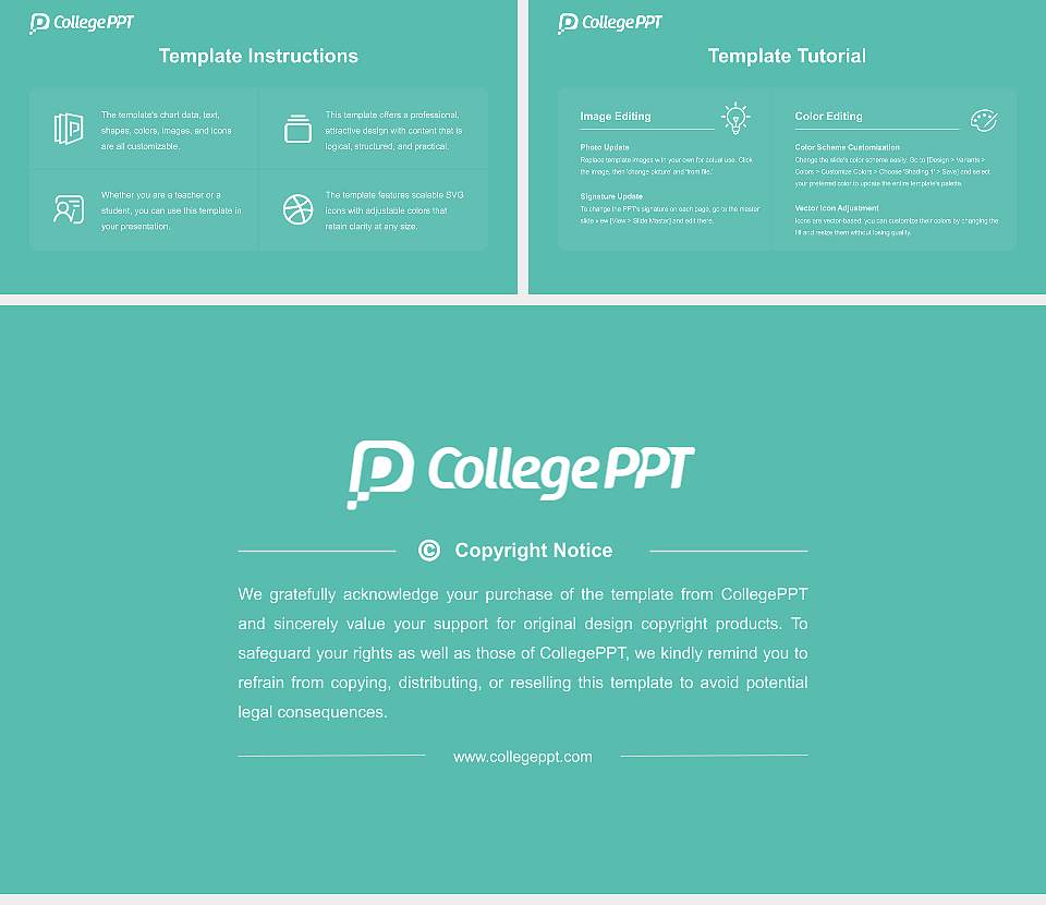 Deakin University Course/Courseware Creation PPT Template16:9 ratio PPT effect preview image5