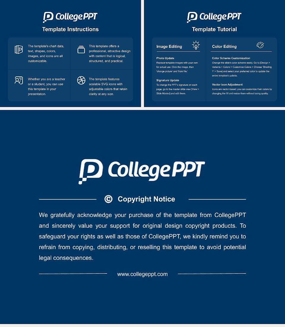 Bond University Course/Courseware Creation PPT Template4:3 ratio PPT effect preview image5