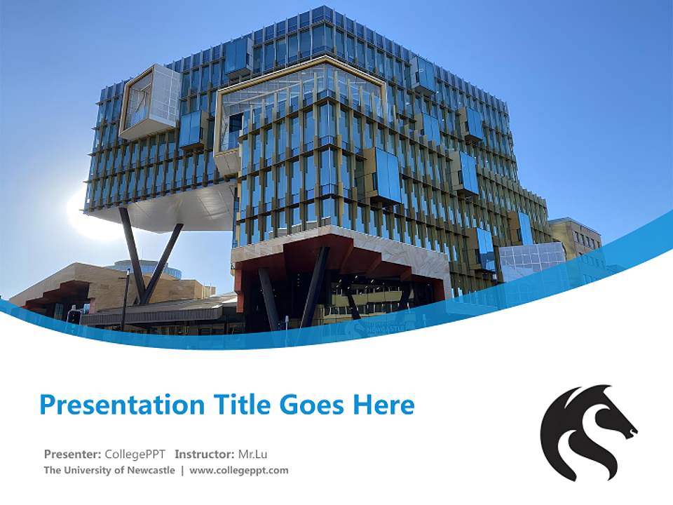 The University of Newcastle Course/Courseware Creation PPT Template4:3 ratio PPT effect preview image5