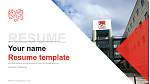 University of Tasmania Resume PPT Template