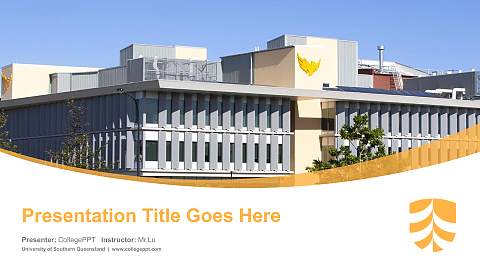University of Southern Queensland Course/Courseware Creation PPT Template