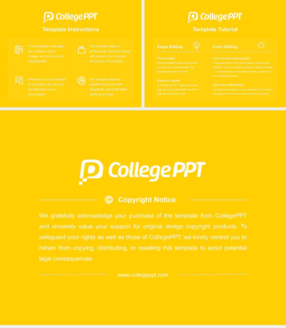 Avondale University Academic Presentation/Research Findings Report PPT Template4:3 ratio PPT effect preview image5