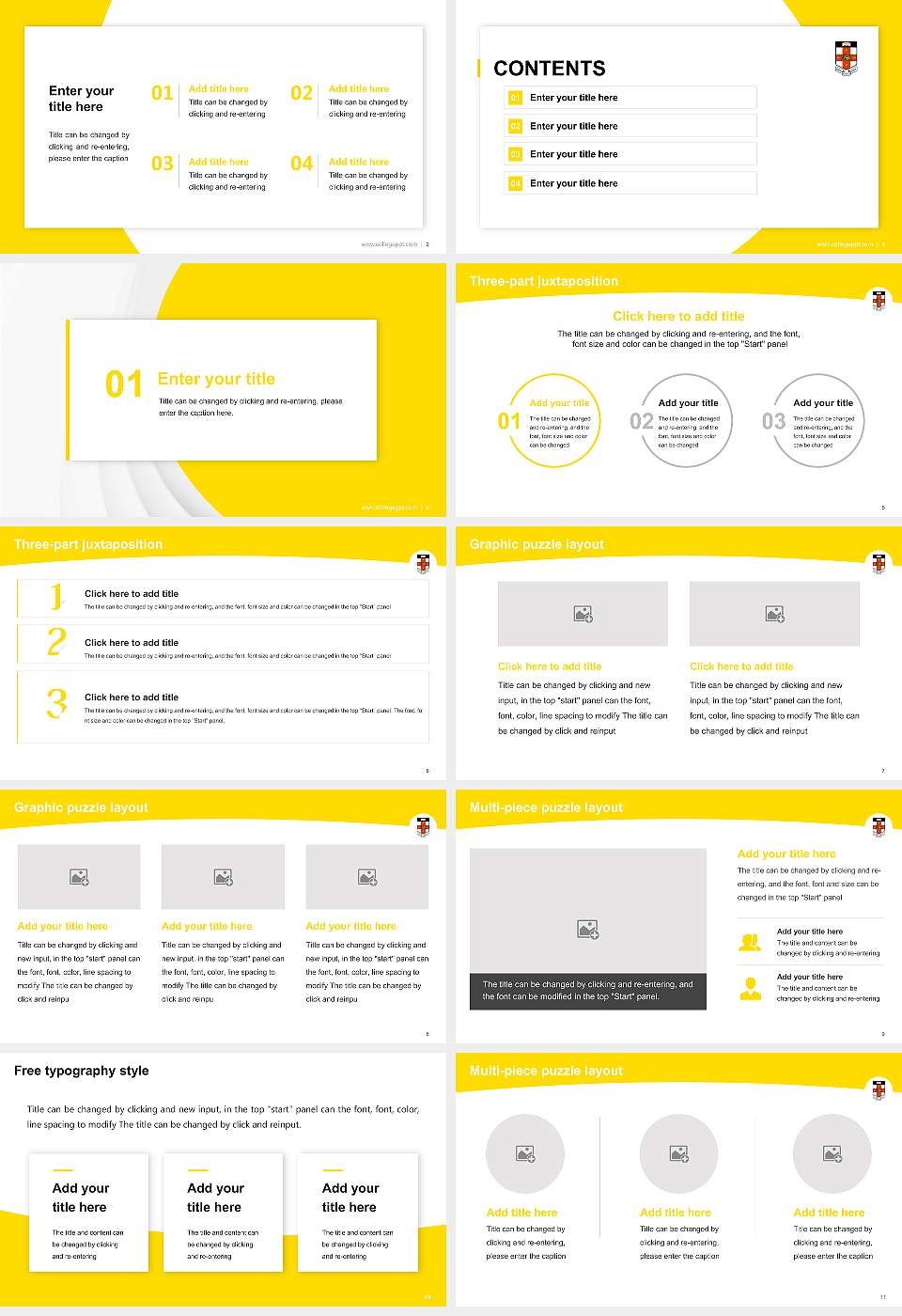 University of New South Wales Academic Presentation/Research Findings Report PPT Template16:9 ratio PPT effect preview image2