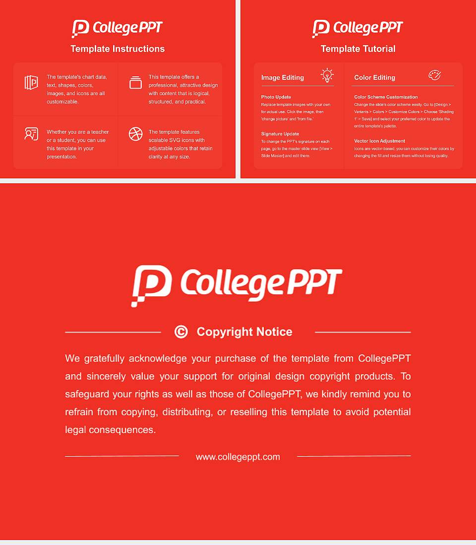 University of Tasmania Course/Courseware Creation PPT Template4:3 ratio PPT effect preview image5