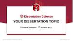 Macquarie University Disputation Powerpoint Vorlage