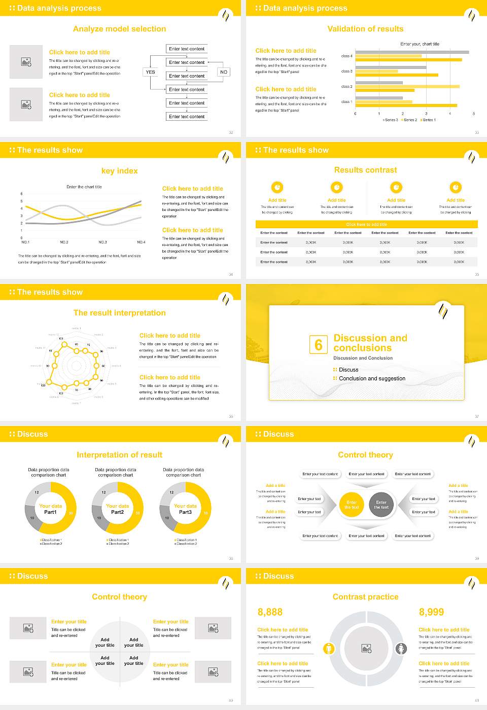 Avondale University Graduation Thesis Defense PPT Template16:9 ratio PPT effect preview image5
