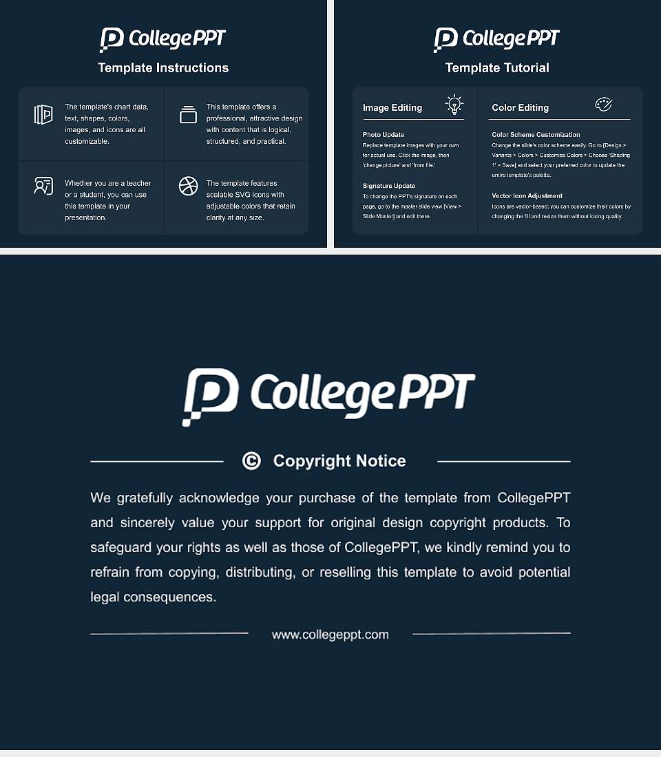 The University of Adelaide Course/Courseware Creation PPT Template4:3 ratio PPT effect preview image5