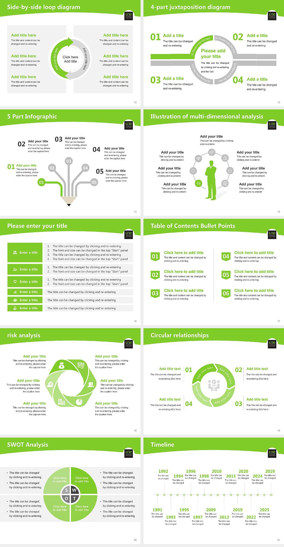 University of New England Academic Presentation/Research Findings Report PPT Template4:3 ratio PPT effect preview image3