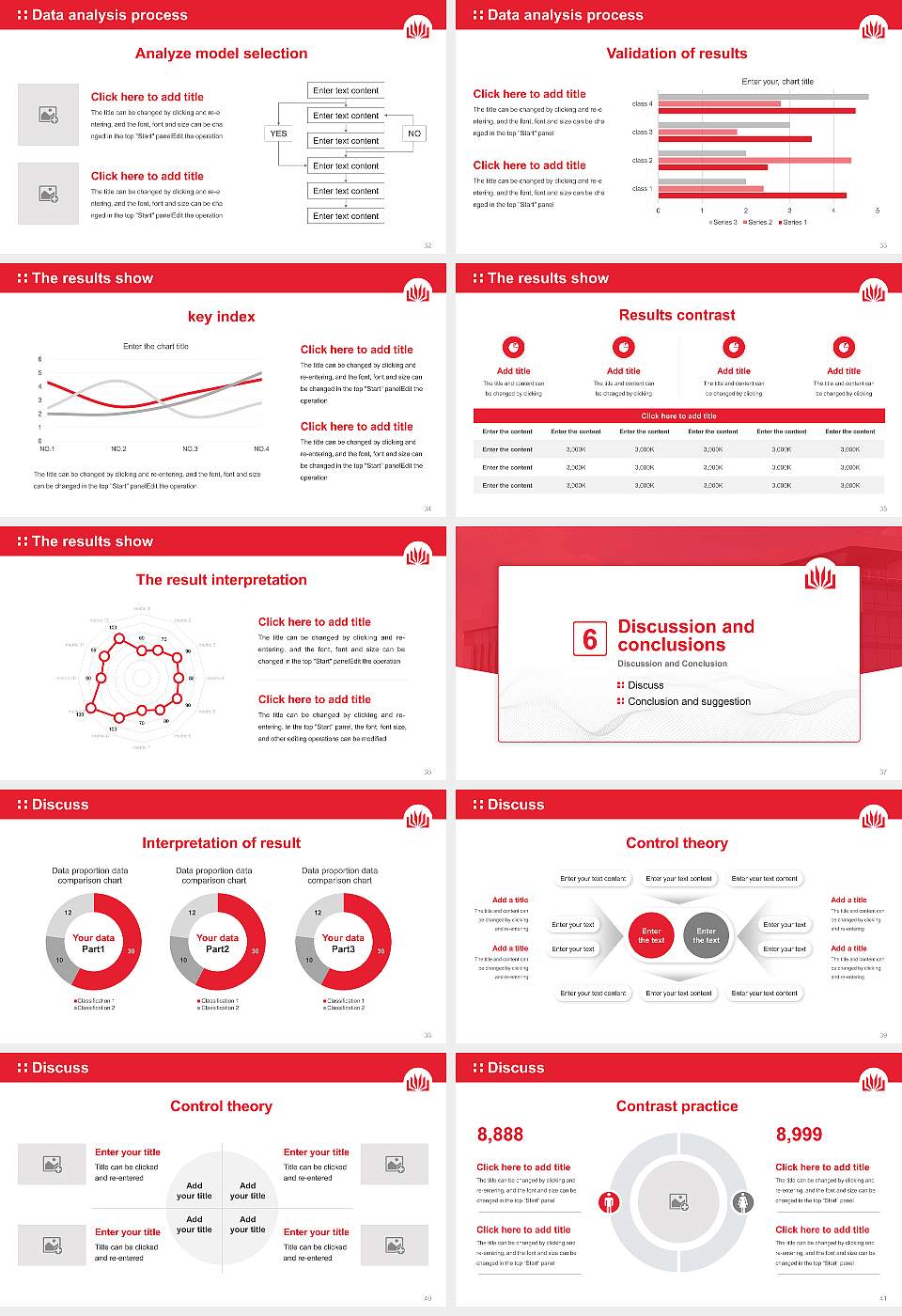Griffith University Graduation Thesis Defense PPT Template16:9 ratio PPT effect preview image5