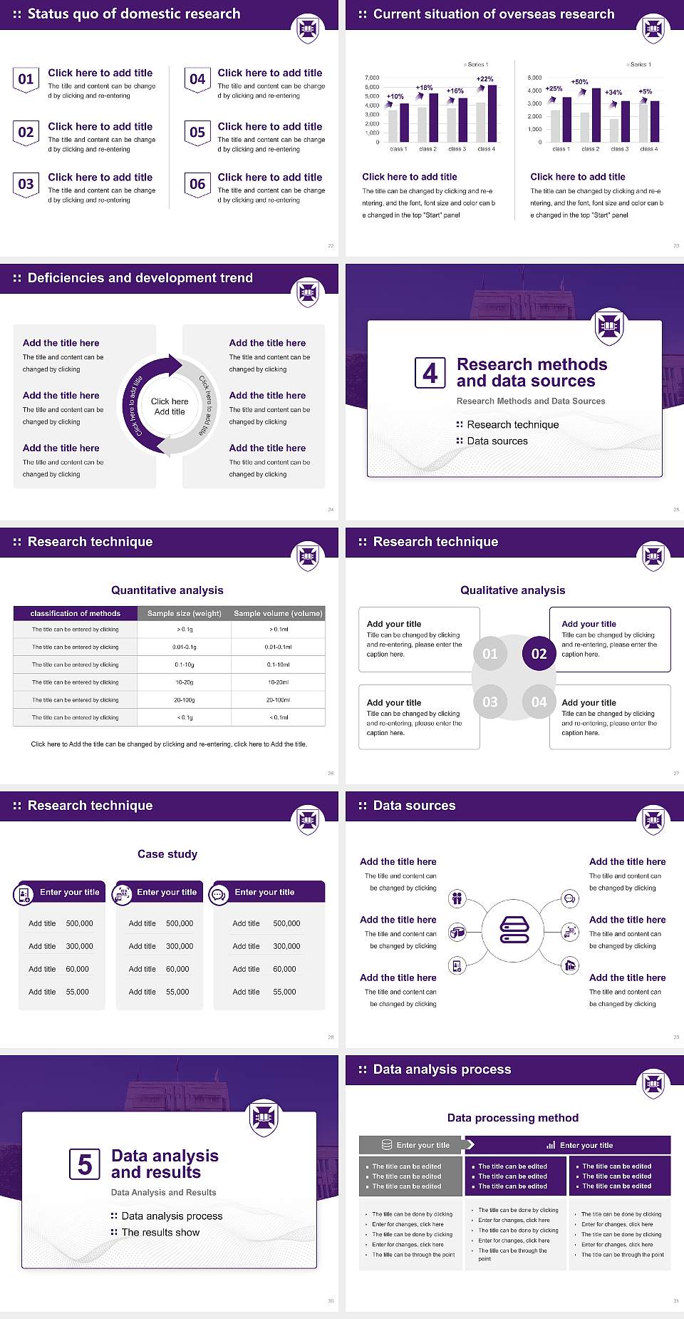 The University of Queensland Graduation Thesis Defense PPT Template4:3 ratio PPT effect preview image4