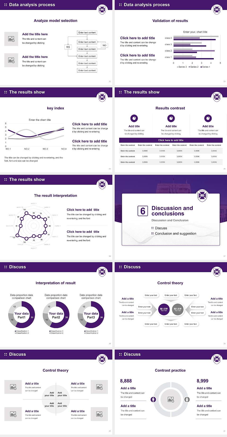 The University of Queensland Graduation Thesis Defense PPT Template4:3 ratio PPT effect preview image5