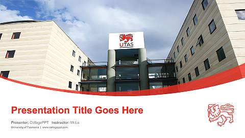 University of Tasmania Course/Courseware Creation PPT Template