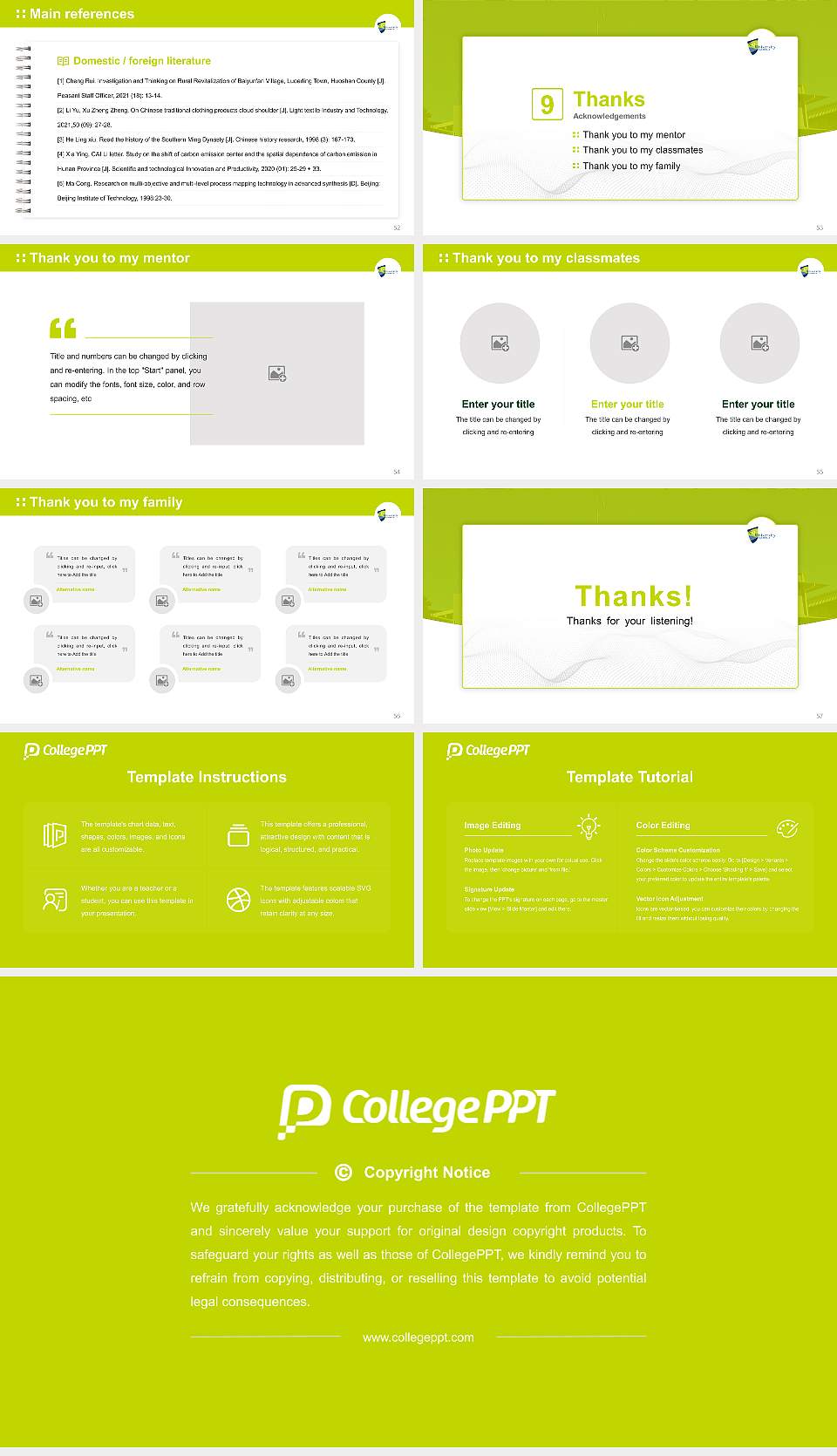 Central Queensland University Graduation Thesis Defense PPT Template16:9 ratio PPT effect preview image7