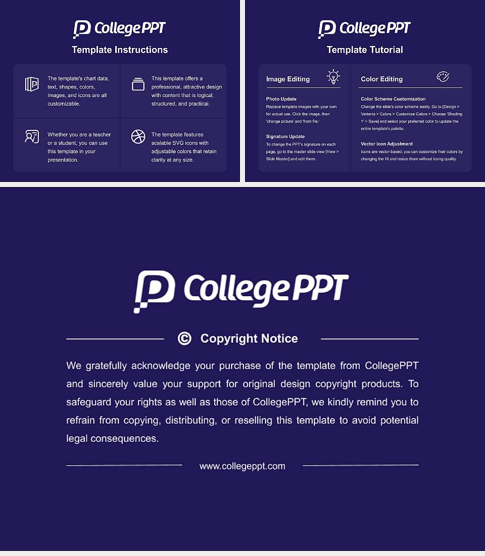 Charles Darwin University Course/Courseware Creation PPT Template4:3 ratio PPT effect preview image5