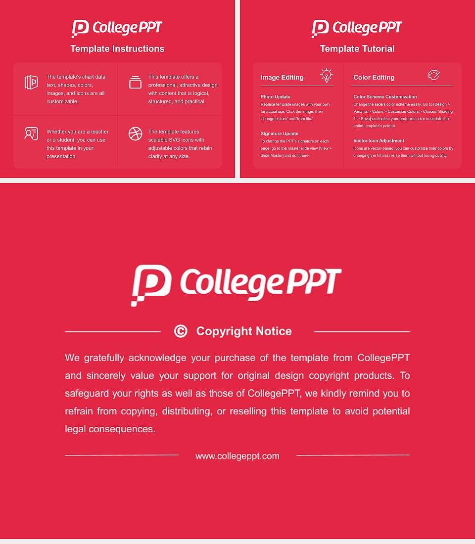 Murdoch University Course/Courseware Creation PPT Template4:3 ratio PPT effect preview image5