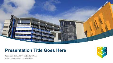 Southern Cross University Course/Courseware Creation PPT Template